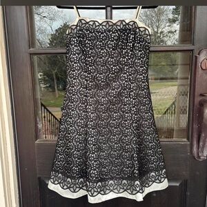 Gunne Sax Cream Satin Lined Dress